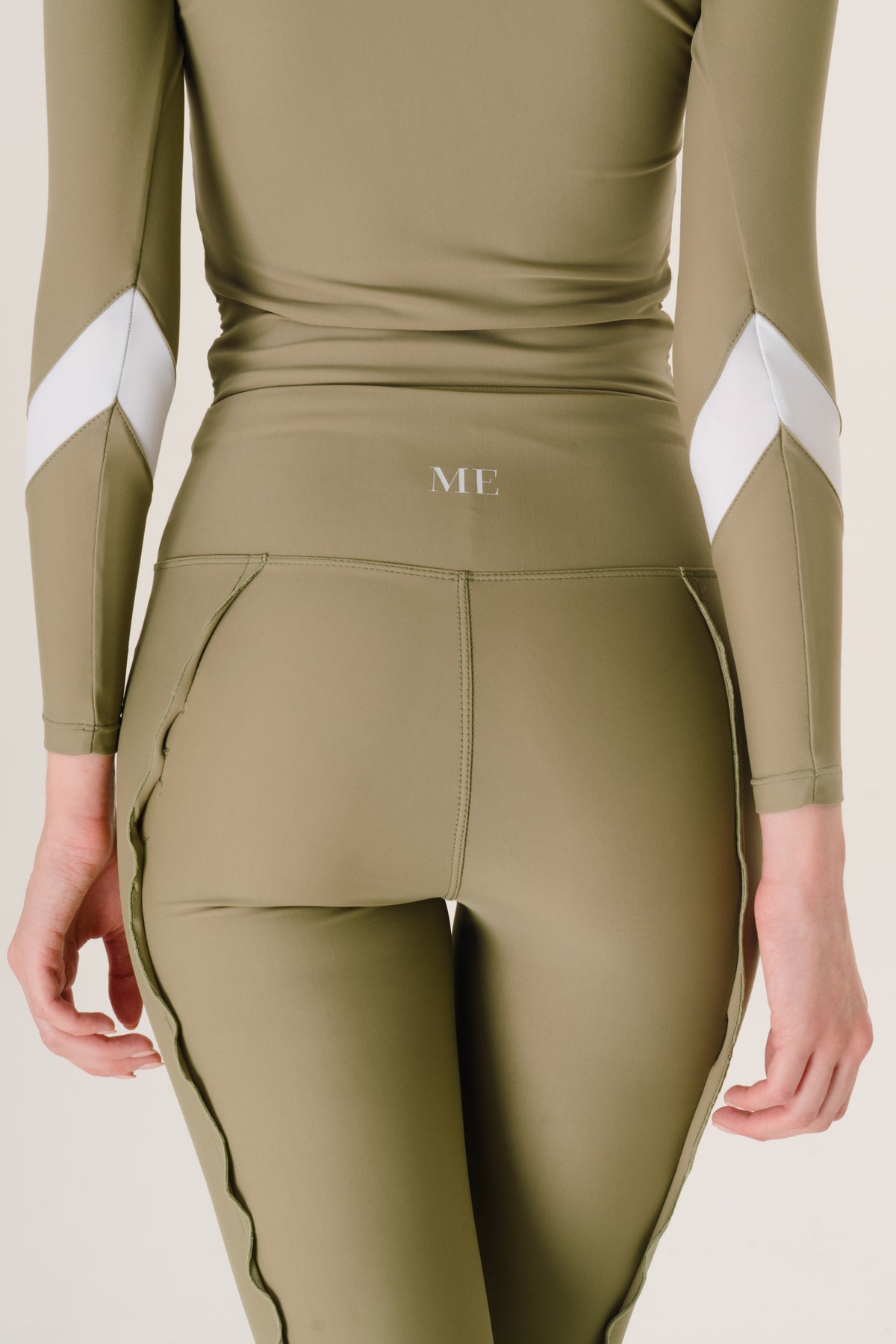 Olive High-Waisted Leggings