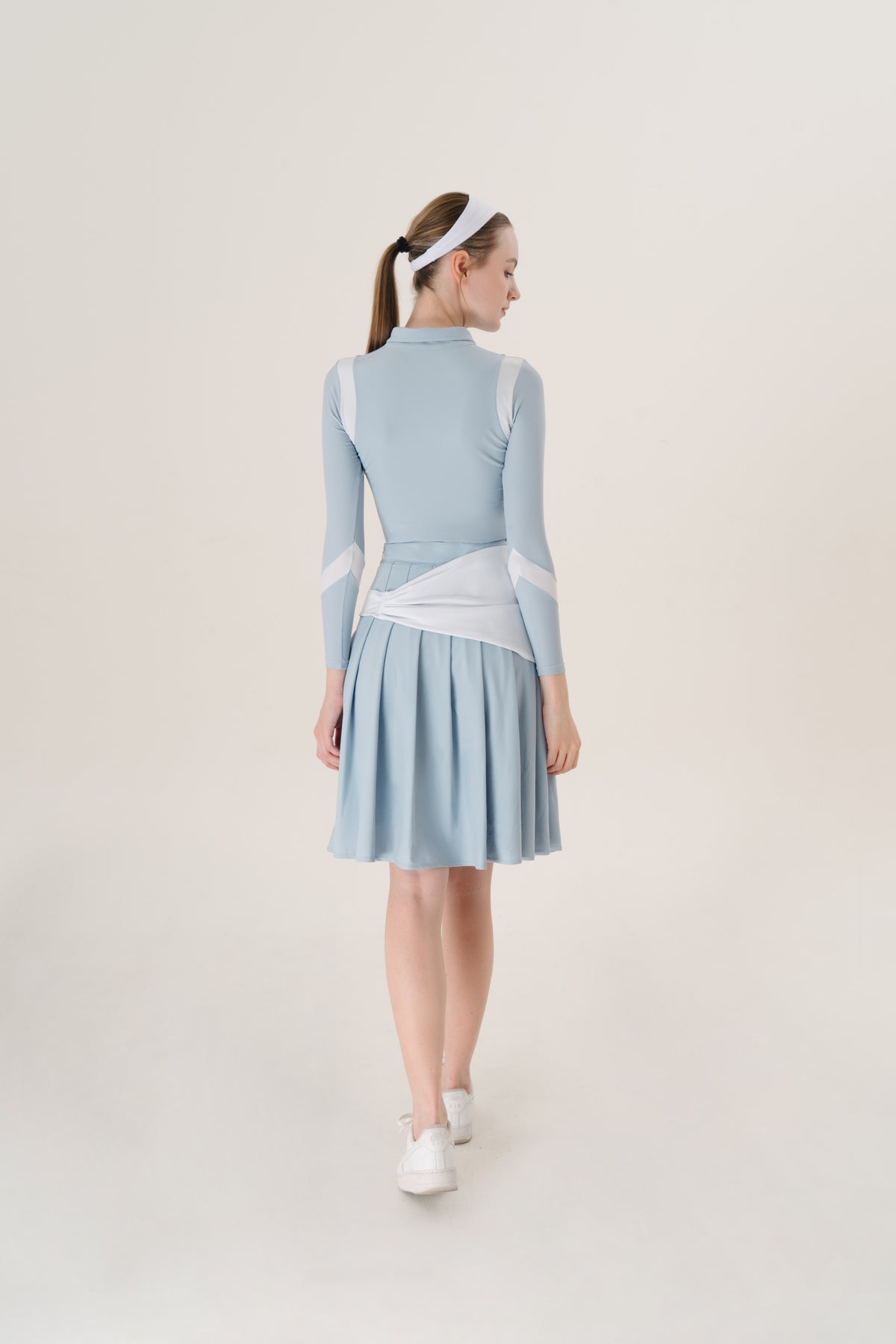 Baby Blue Quarter-Zip Top