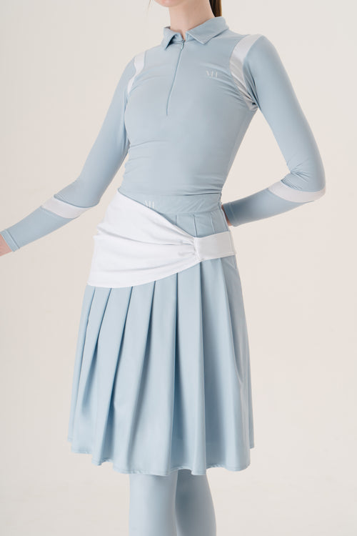 Baby Blue Quarter-Zip Top