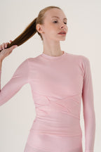 Pink Long-Sleeve Top