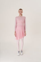 Pink Asymmetrical Skirt
