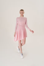 Pink Asymmetrical Skirt