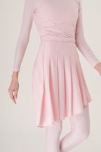 Pink Asymmetrical Skirt