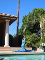 Persian Blue Flare Leggings