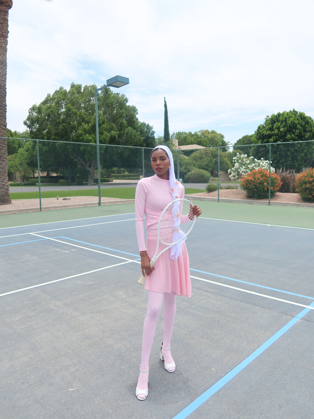 Pink Tennis Set