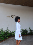 White Midi Tennis Skirt