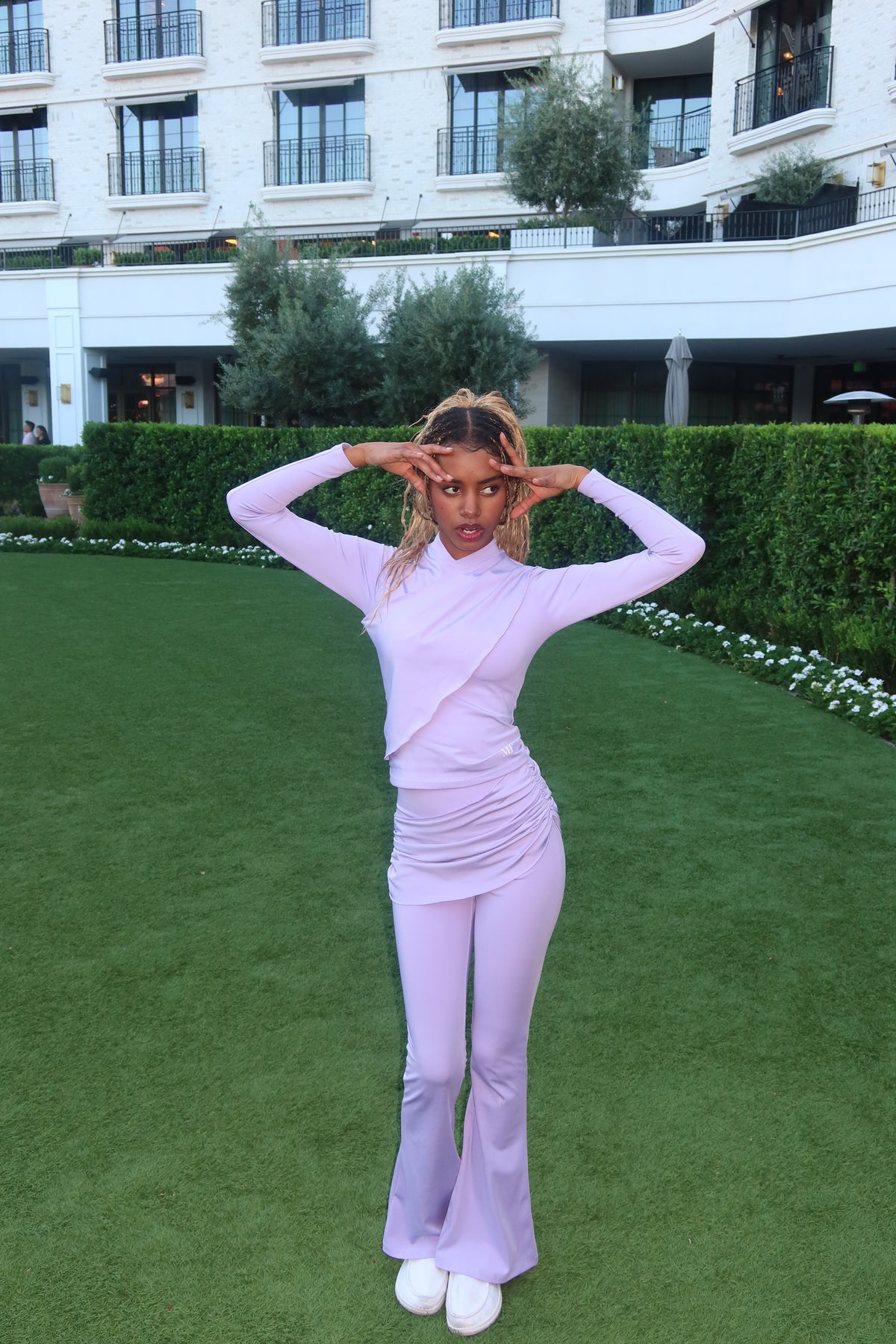 Lavender Long-Sleeve Top
