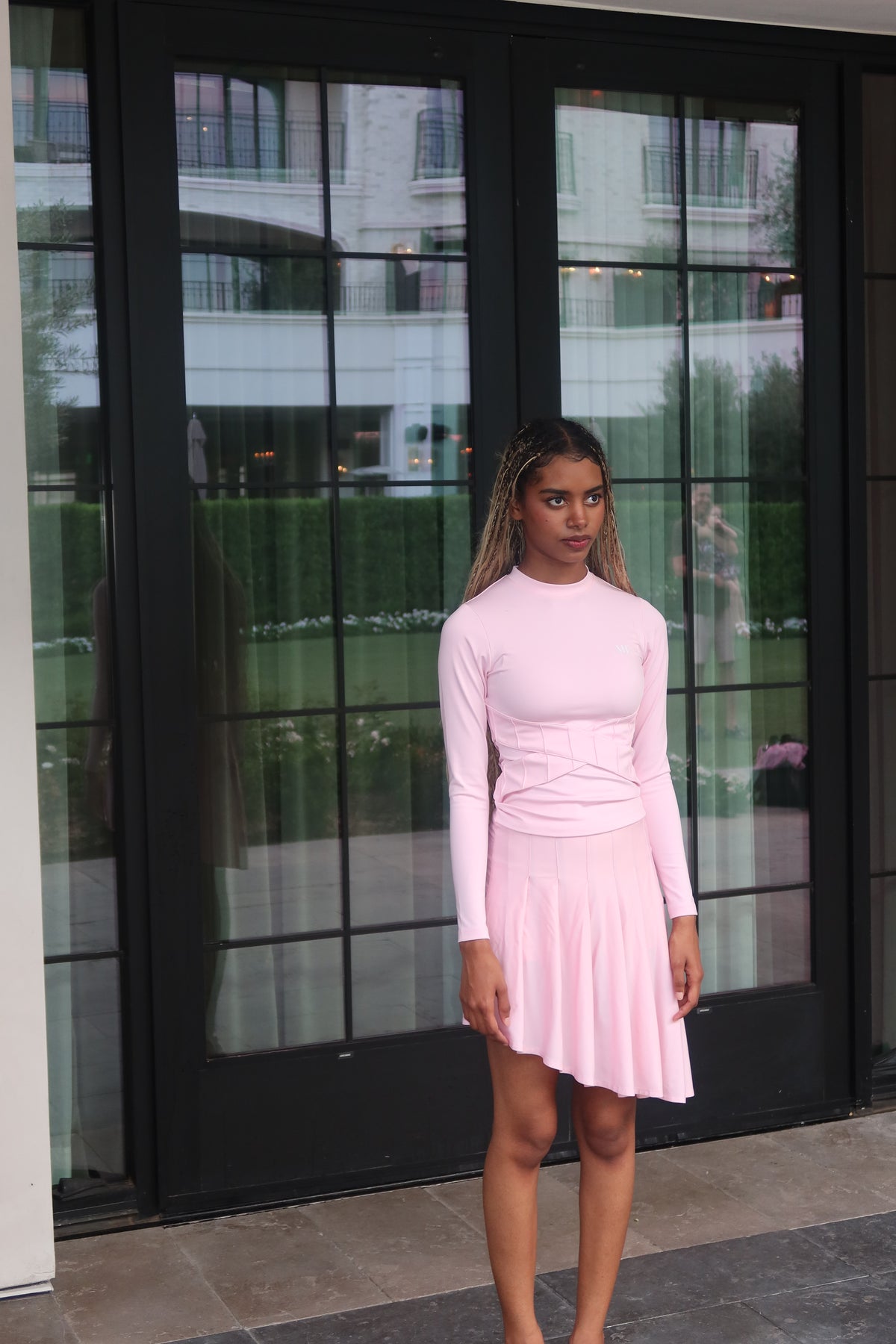 Pink Long-Sleeve Top
