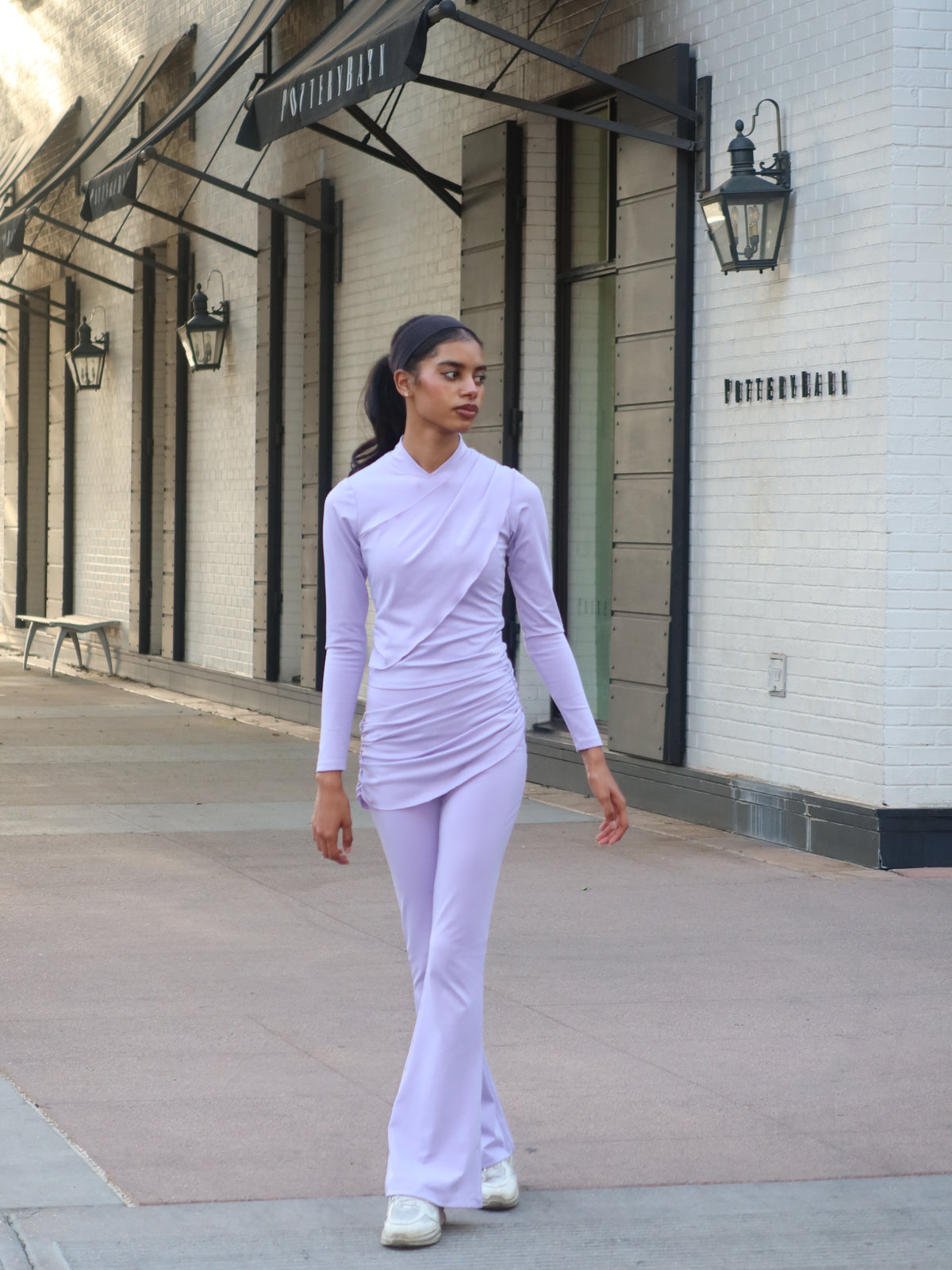 Lavender Long-Sleeve Top