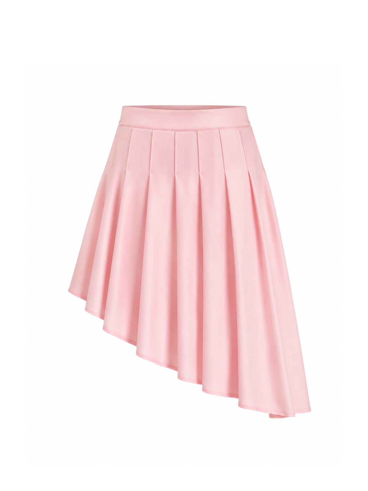 Pink Asymmetrical Skirt