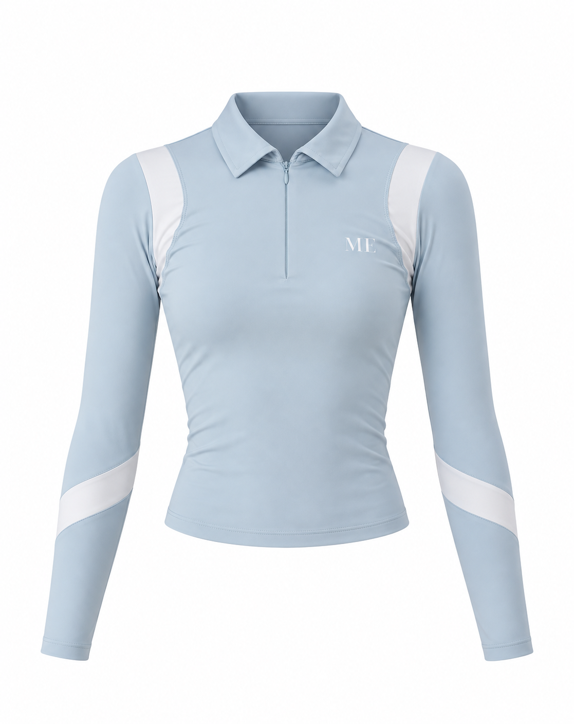 Baby Blue Quarter-Zip Top