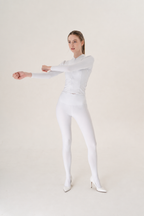 White Footed Leggings