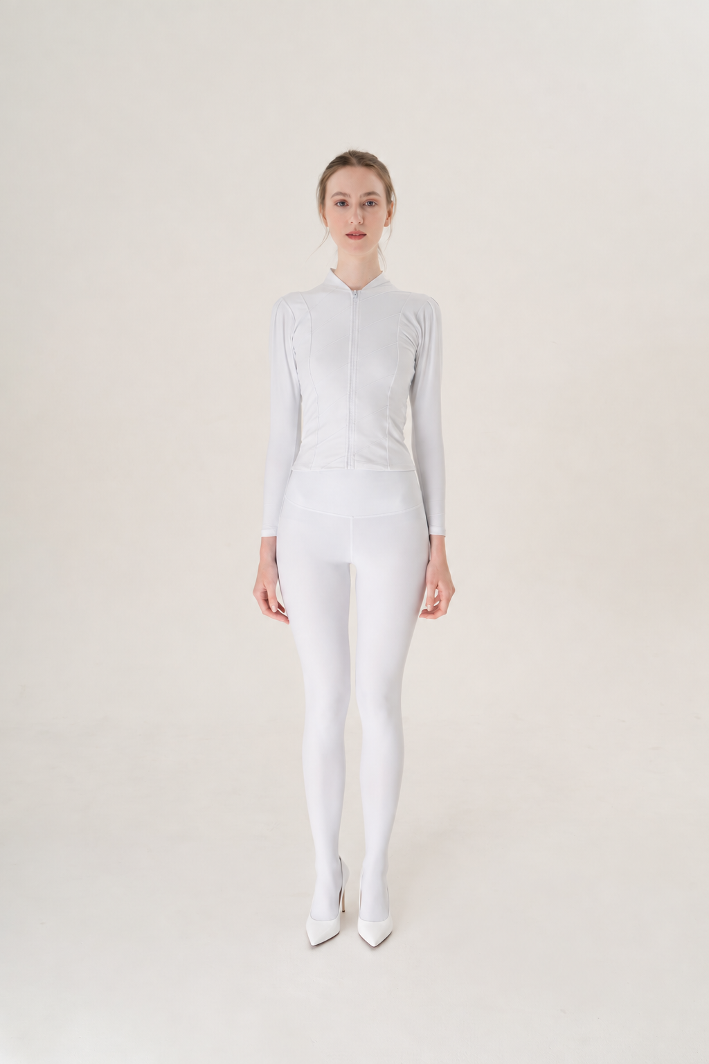 White Footed Leggings