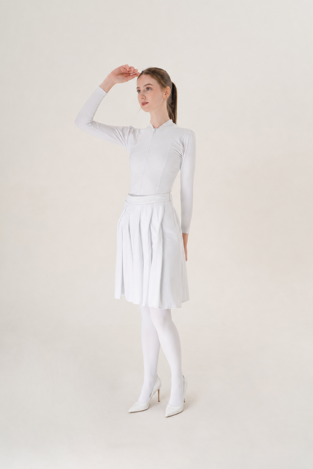 White Tennis Set