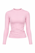 Pink Long-Sleeve Top