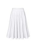 White Midi Tennis Skirt