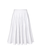White Midi Tennis Skirt